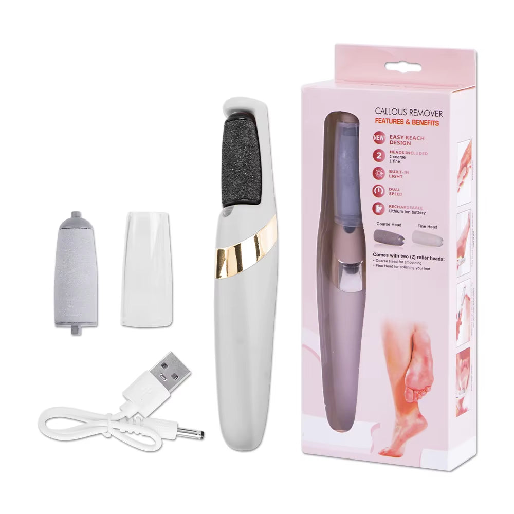 Electric Callus Remover for Feet, Rechargeable Foot File Pedicure Tool, Portable Foot Callus Remover Waterproof Profess,Pedicure