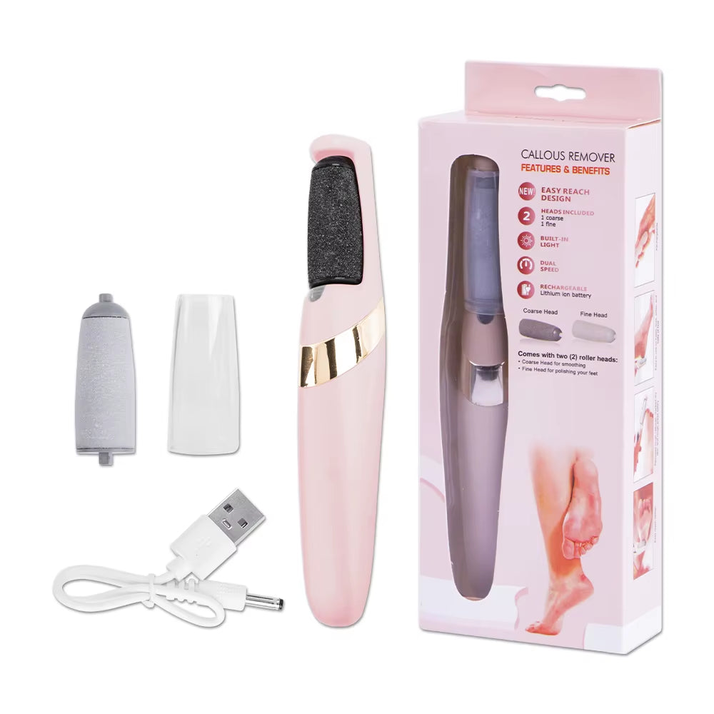 Electric Callus Remover for Feet, Rechargeable Foot File Pedicure Tool, Portable Foot Callus Remover Waterproof Profess,Pedicure